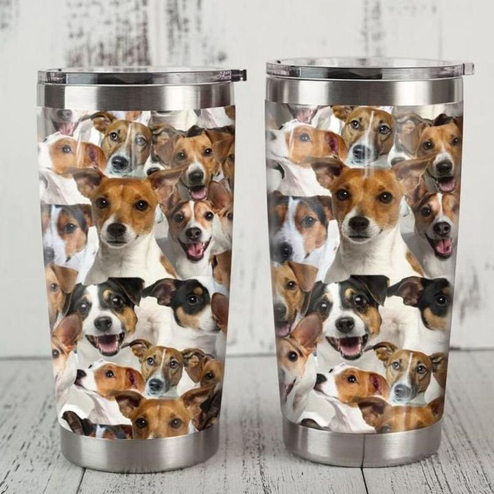 Team Jack Russell Terrier dogs tumbler all over print size 20oz-30oz