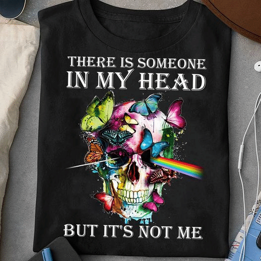 Skull Pink Floyd there is someone in my head but it's not me for men for women T shirt hoodie sweater  size S-5XL