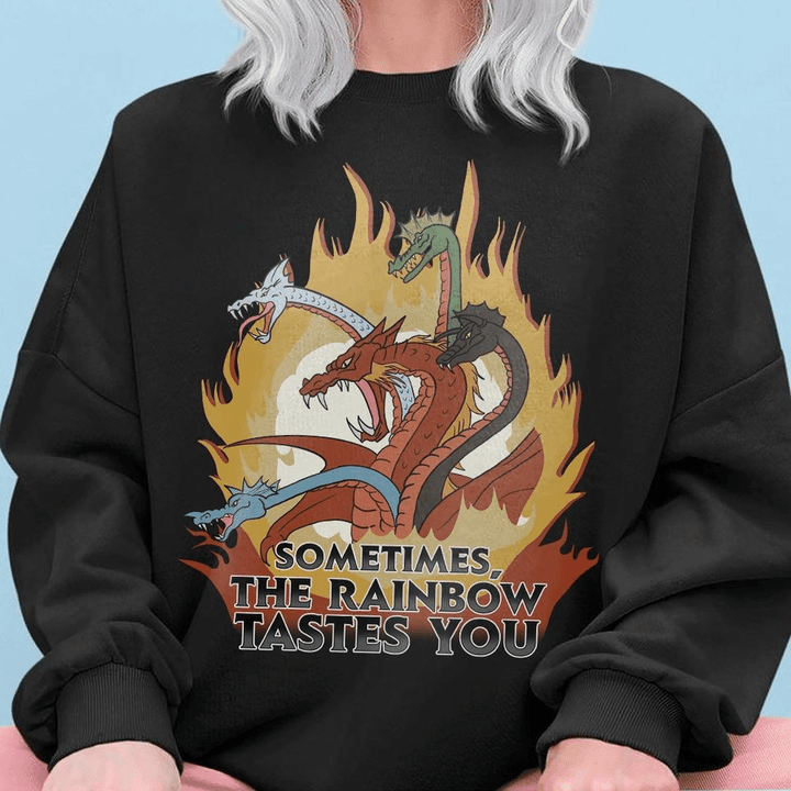 Tiamat sometimes the rainbow tastes you for men for women T shirt hoodie sweater  size S-5XL