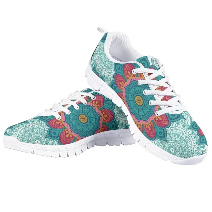 Mandala Running Shoes ver7 birthday gift Fashion white  Shoes Fly Sneakers  men and women size  US
