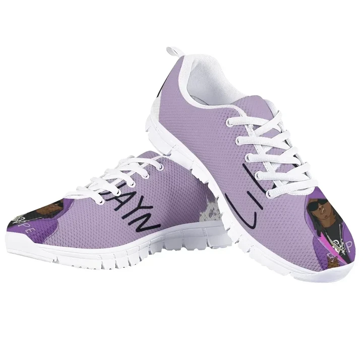 Lil Wayne Running Shoes birthday gift Fashion white Shoes Fly Sneakers  men and women size  US