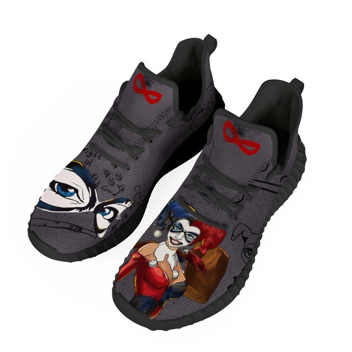 Harley Quinn Walking Shoes Fan Gift Idea Running Walking Shoes Reze Sneakers  men and women size  US