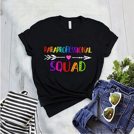 Paraprofessional squad T shirt hoodie sweater  size S-5XL