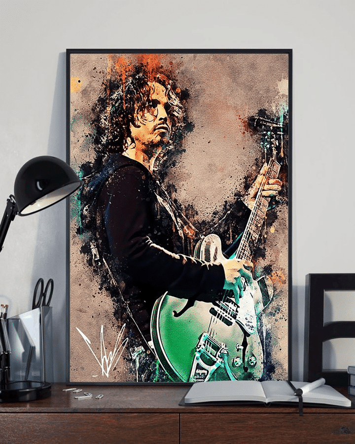 Chris Cornell For Men And Women Home Living Room Wall Decor Vertical Poster Canvas 