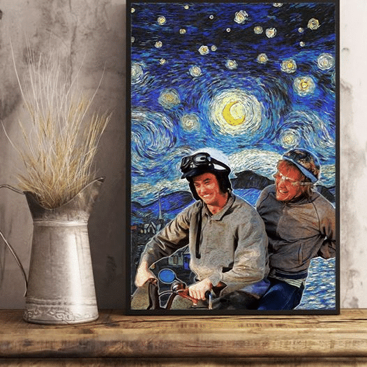 Dumb And Dumber The Starry Night For Men And Women Home Living Room Wall Decor Vertical Poster Canvas 
