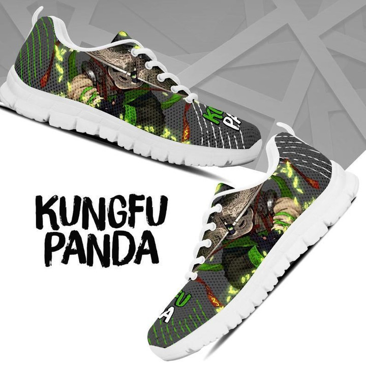 Po Shoes, Kungfu Panda Sneaker, Cartoon Sneaker,Shoes ver4 birthday gift Fashion white Shoes Fly Sneakers  men and women size  US