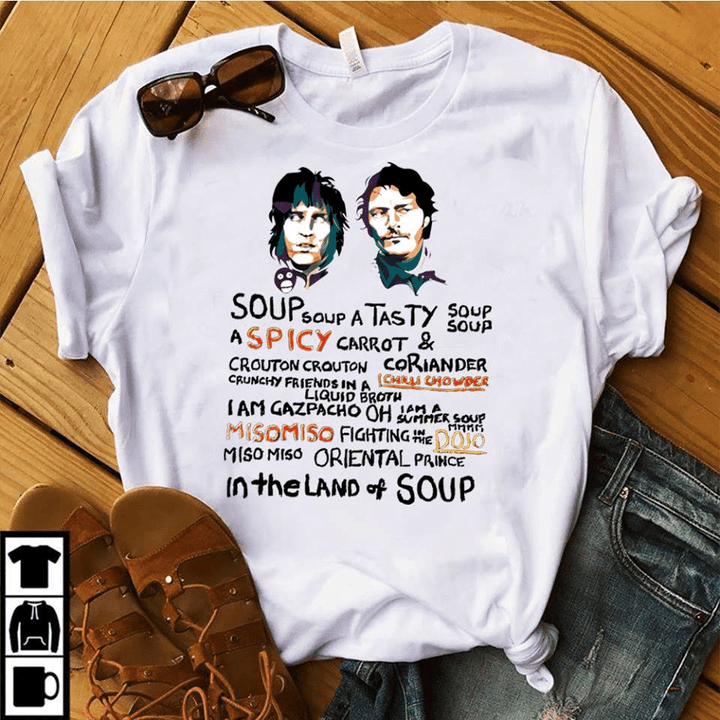 The Mighty Boosh Soup Soup a tasty spicy carrot and crouton crouton T shirt hoodie sweater  size S-5XL