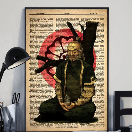 Iroh Avatar The Last Airbender For men And Women Home Living Room Wall Decor Vertical Poster Canvas 