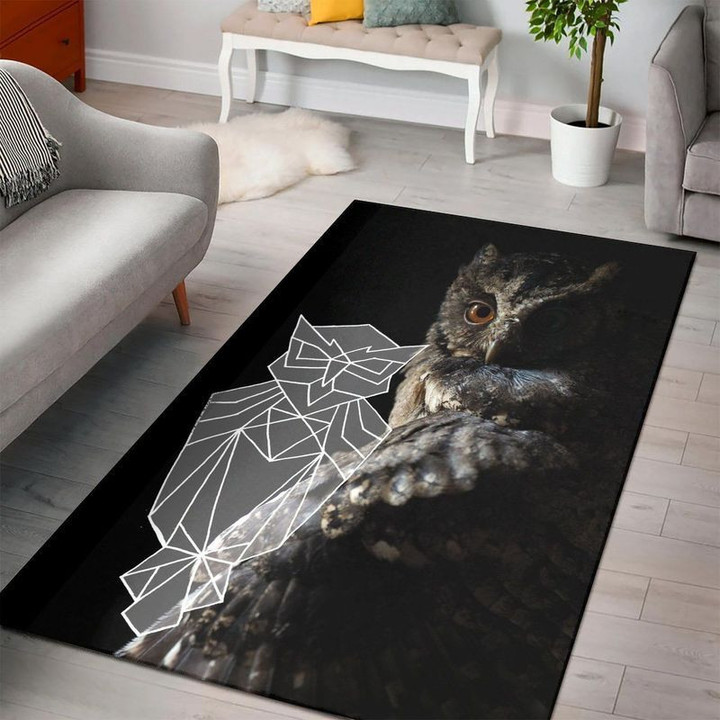 Big Owl Area Rug Living Room Rug Home Decor Floor Decor 