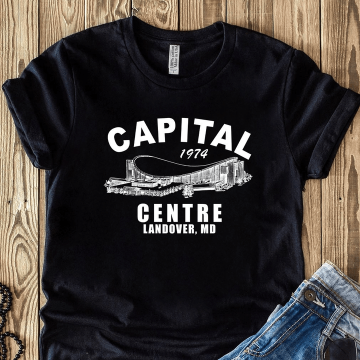 Capital 1974 centre landover and MD birthday gift T shirt hoodie sweater  size S-5XL