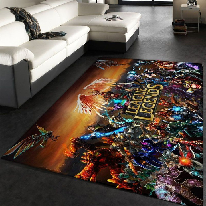 League Of Legends Gaming Area Rug Living Room Rug Home Decor Floor Decor 