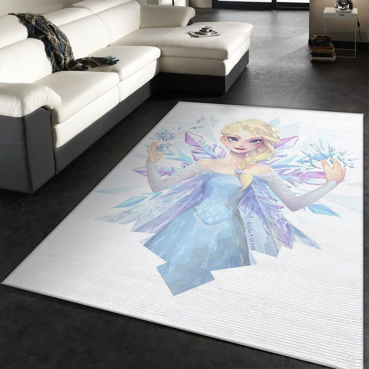 Frozen Princess Queen Elsa Area Rug Living Room Rug Home Decor Floor Decor 