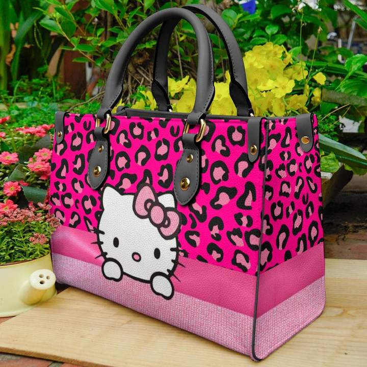 Hello Kitty Leather Bag Elegant Pinky