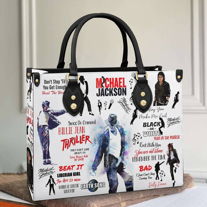Michael Jackson Leather Bag Mj The Legend