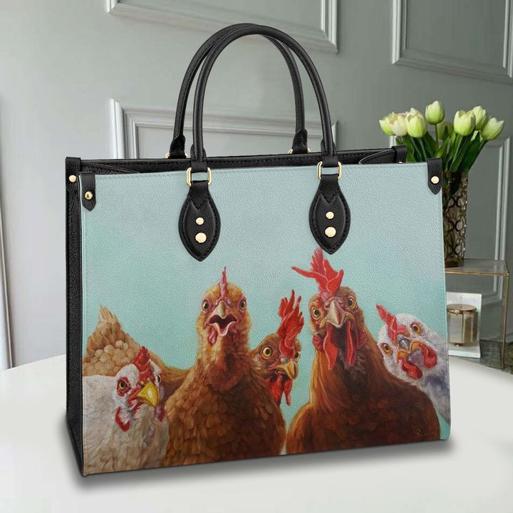 Chicken Cool Chicken Leather Bag Handbag DV