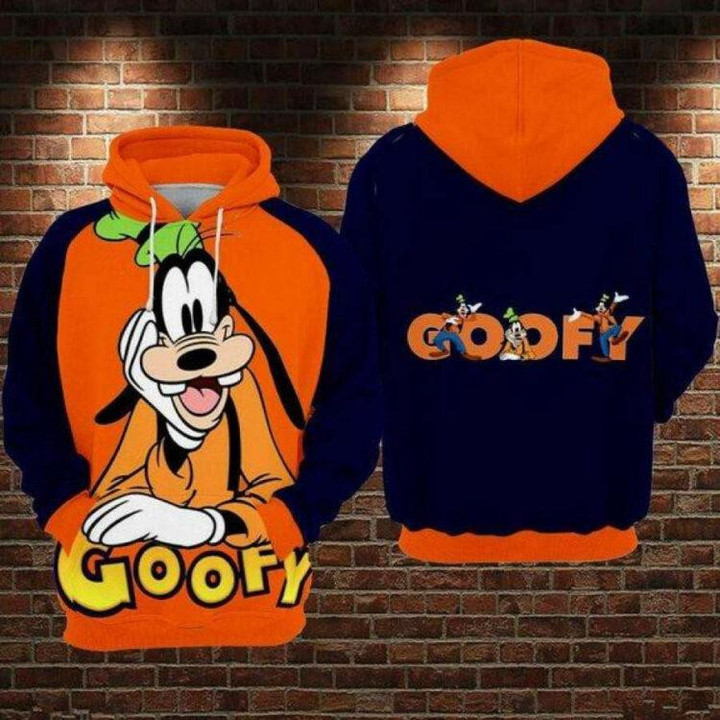 Disney Characters, Goofy Disney, Funny Goofy Ver23 AOP Hoodie