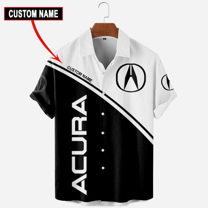 Acura Racing Car Apparel, Acura Racing Car Custom Hawaiian Shirt 9