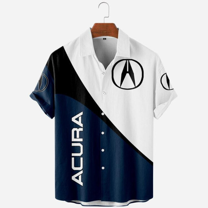 Acura Racing Car Apparel, Acura Racing Car Custom Hawaiian Shirt 7