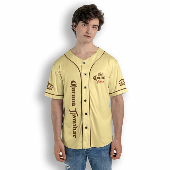 Corona Familiar Beer AOP Baseball Jersey Shirt
