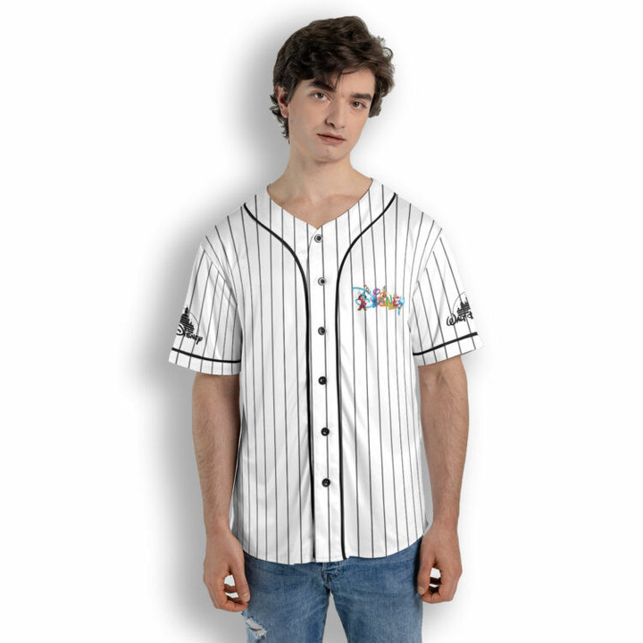 Mickey Logo Disney Characters Custom Baseball Jersey Personalized Shirt
