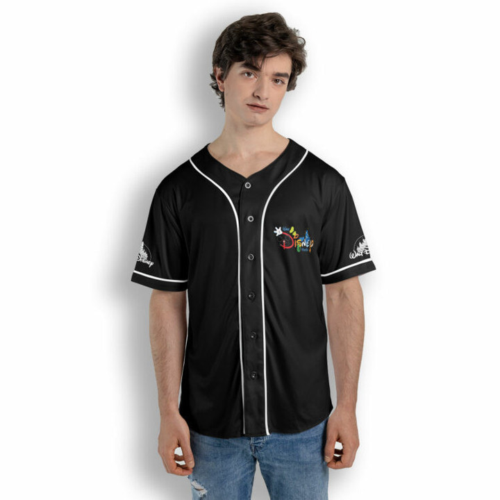 Mickey Magic We Are Never Too Old For Disney Custom Baseball Jersey Personalized Shirt