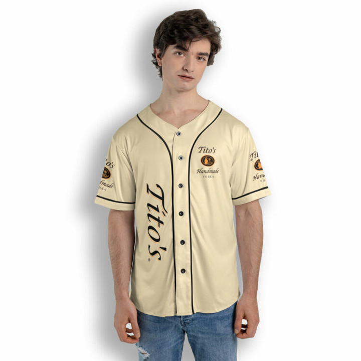 Personalized Tito's Handmade Vodka Baseball Jersey Shirt