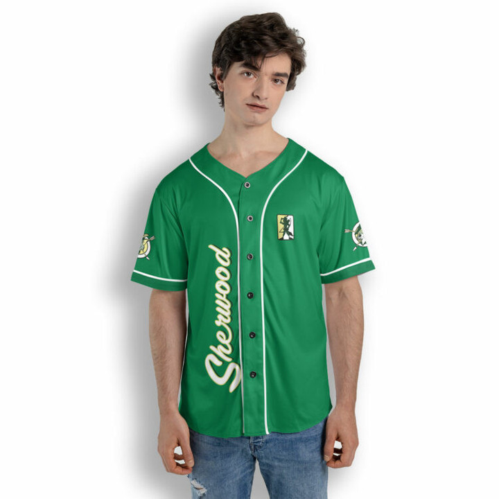 Disney Robin Hood Sherwood Forest Baseball Jersey Shirt No4