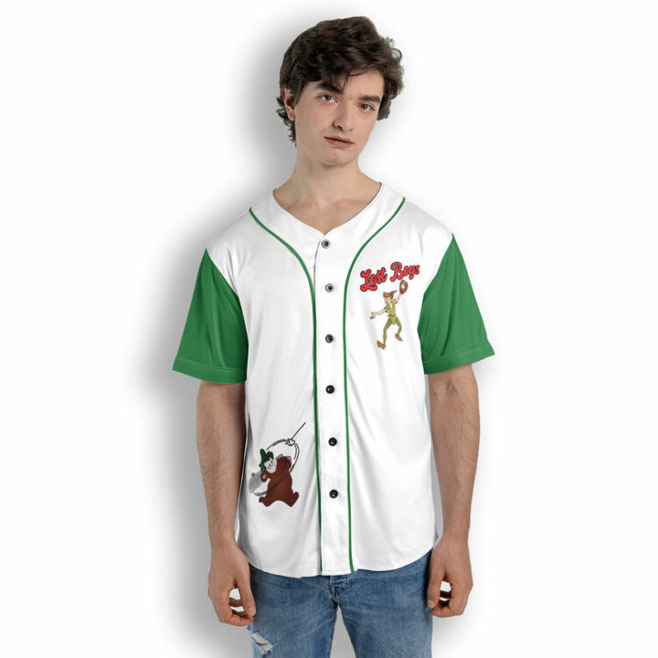 Disney Peter Pan Disney AOP Baseball Jersey Shirt No40