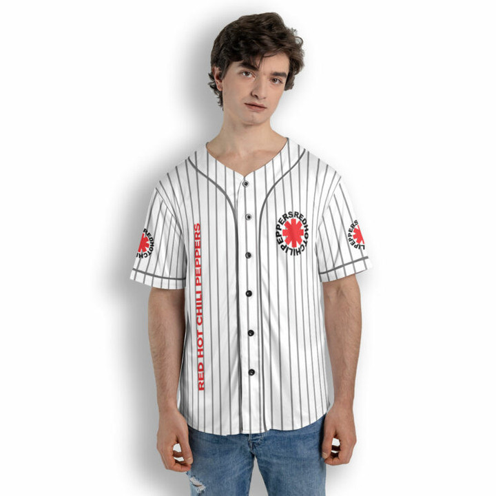 Red Hot Chili Peppers Baseball Jersey Shirt AOP