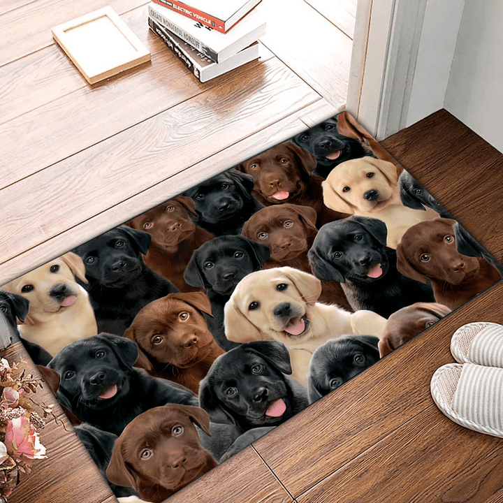 A Bunch Of Labrador Retriever - Doormat