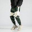 New Fashion Patchwork Embroidery Corduroy Fashion Men's Jogger Harem Pants