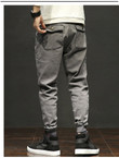 Fashion Classical Men Multi Pockets  Wild Military Ankle Banded Cargo Pants
