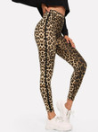 High Waist Leopard Print Leggings