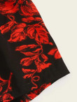 Women Shirred Waist Floral Print Shorts