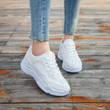New Fashion Women Suede Leather Platform Sneakers