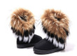 Women Winter Boots New Fashion Fox Hair Keep Warm Cotton Comfortable Snow Boots
