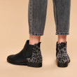 Fashion Leopard Pattern Women Ankle Boots
