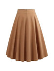 50s Button Decoration Flare Skirt