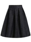 Jacquard Box Pleated Skirt