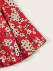 Paperbag Waist Ditsy Floral Skirt