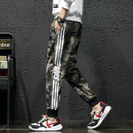 Men camouflage streetwear jogger pants