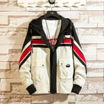 Men Bomber Jacket Fashion Trend Hip Hop Streetwear Baseball Jacket