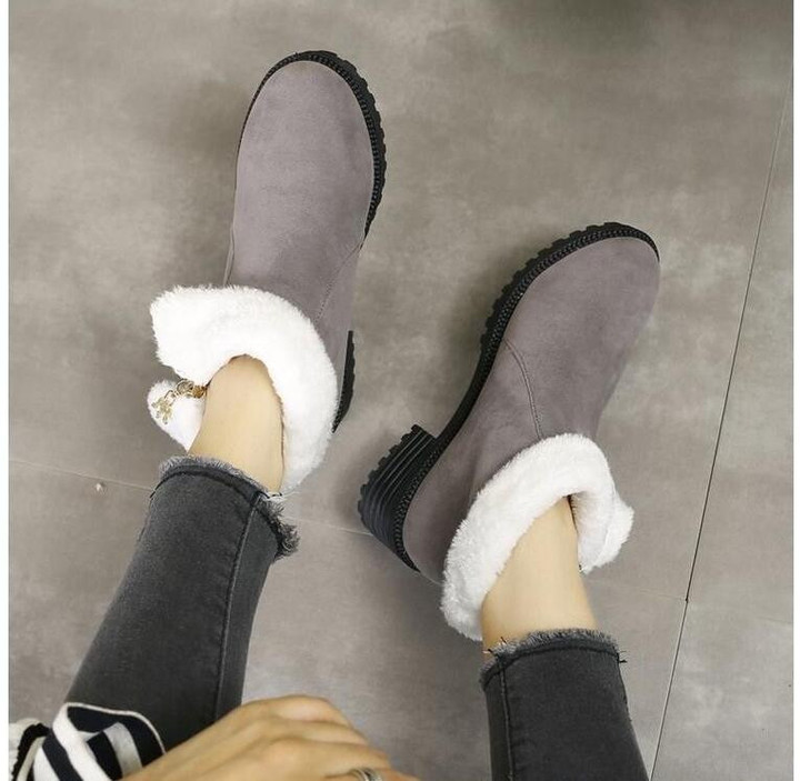 Women Winter Boots New Fashion Design Warm Fur Snow Boots