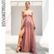 Sexy Nude Color V-Necked Unique Design Dress