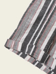 Women Paperbag Waist Striped Shorts