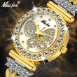 Butterfly Women Luxury Big Diamond  Special Bracelet Wrist Watch