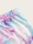 Rib-Knit Tie Dye Skirt