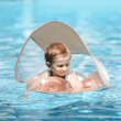 Baby Swimming Inflatable Beach Pool Float with Sun Shelter