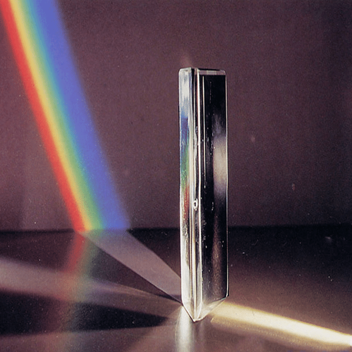 Optical Glass Right Angle Reflecting Triangle Rainbow Prism