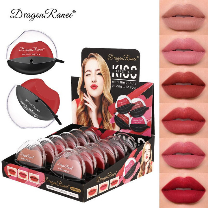 12 colors lipstick waterproof long lasting